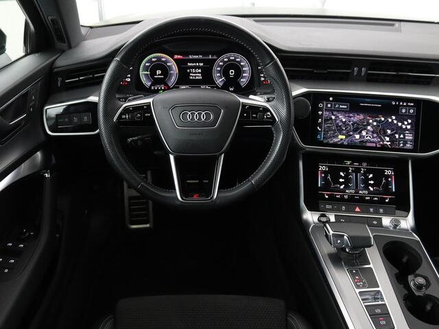 Audi A6 55 TFSIe quattro Competition | Adaptive cruise | Bang & Olufsen | Stoelverwarming | Carplay | Matrix LED | Trekhaak | Sportstoelen | Navigatie | Parkeerhulp | Virtual Cockpit | 21'' Lichtmetalen velgen