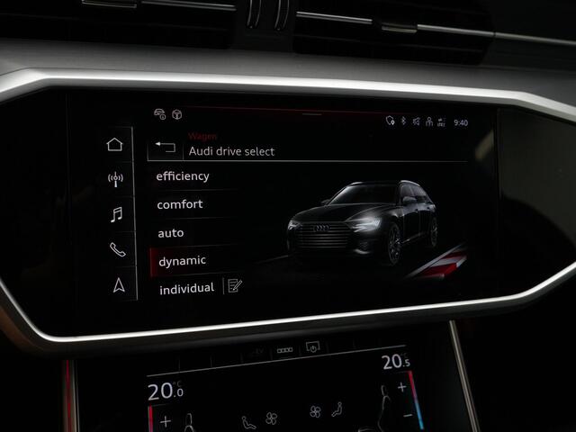 Audi A6 Avant 50 TFSI e 299 pk S-tronic quattro S edition Competition | Panoramadak | Trekhaak | Geheugenstoel | Leder/alcantara | Achteruitrijcamera
