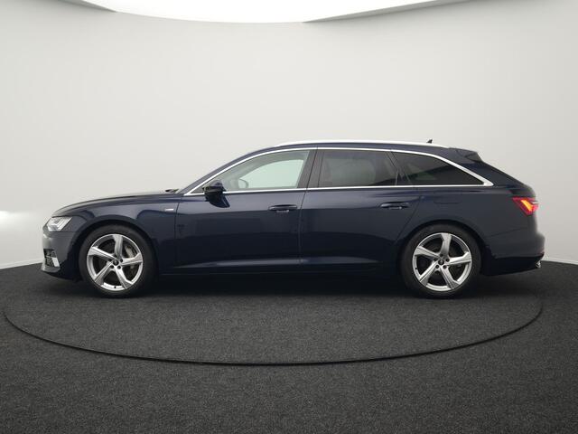 Audi A6 Avant 50 TFSI e Quattro S Line Plug In Hybrid 299pk Dealer O.H PHEV | Trekhaak af Fabriek | Adaptive Cruise | Head Up | Matrix LED | Camera | Sfeerverlichting | 19"L.M | Apple Carplay | Sportstoelen Verwarmd |