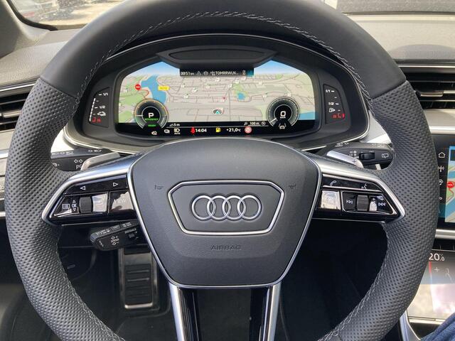 Audi A6 Avant 50 TFSIe 220kW/299PK quattro S Line · Panoramadak · Trekhaak · 21"LM · Garantie tot oktober 2022 of 100000km.