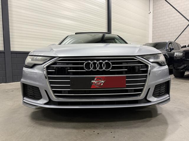 Audi A6 Avant 55 TFSI e quattro 367PK Competition S-Line PANO/TREKHAAK/HEAD-UP/MEMORY/ACC/KEYLESS/MATRIX/STANDKACHEL/19"/SPORTPAKKET/PRIVACY/NET OH BEURT GEHAD BIJ AUDI