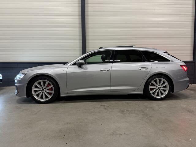 Audi A6 Avant 55 TFSI e quattro 367PK Competition S-Line PANO/TREKHAAK/HEAD-UP/MEMORY/ACC/KEYLESS/MATRIX/STANDKACHEL/19"/SPORTPAKKET/PRIVACY/NET OH BEURT GEHAD BIJ AUDI