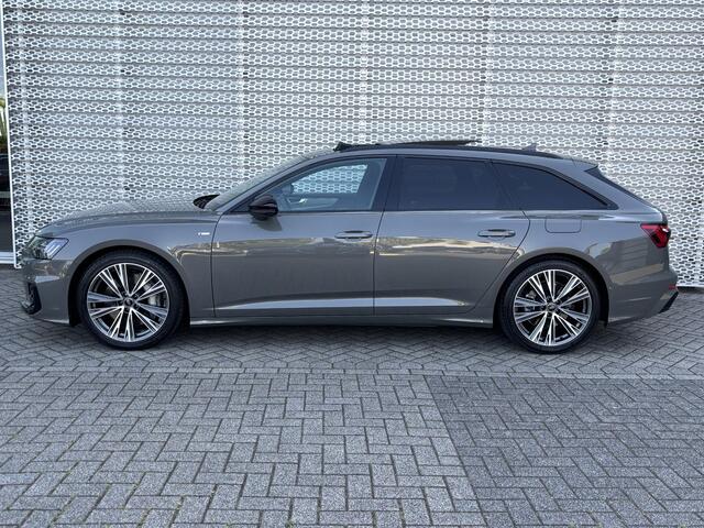 Audi A6 Avant S edition Competition (C8) 50 TFSI e 220 kW / 299 / 20" LM Velgen / Panorama dak / Elektr. Trekhaak / Optiekpakket zwart Plus / HD-Matrix /