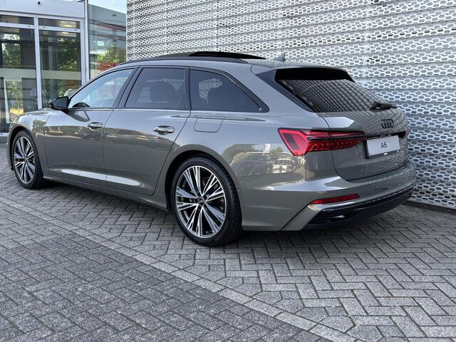 Audi A6 Avant S edition Competition (C8) 50 TFSI e 220 kW / 299 / 20" LM Velgen / Panorama dak / Elektr. Trekhaak / Optiekpakket zwart Plus / HD-Matrix /