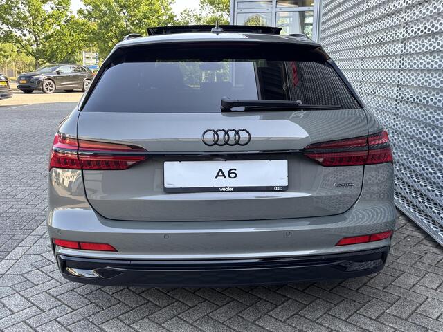 Audi A6 Avant S edition Competition (C8) 50 TFSI e 220 kW / 299 / 20" LM Velgen / Panorama dak / Elektr. Trekhaak / Optiekpakket zwart Plus / HD-Matrix /