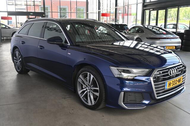 Audi A6 Avant 45 TFSI Automaat 2x S-Line Clima Adaptief LED Stoelverwarming Lane Assist Rijklaarprijs Inruil Mogelijk!