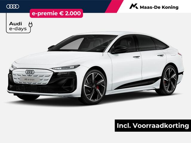 Audi A6 e-tron Sportback S edition 286 PK · Privacy glas · Remzadels rood · Sportstoel leder zwart