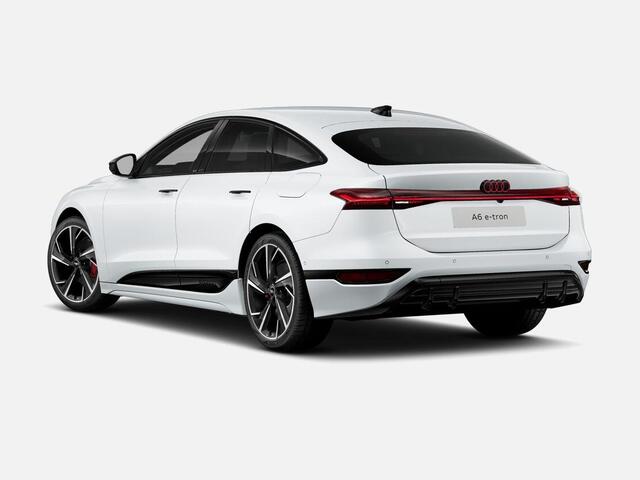 Audi A6 e-tron Sportback S edition 286 PK · Privacy glas · Remzadels rood · Sportstoel leder zwart