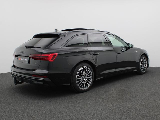 Audi A6 Avant 55 TFSI e quattro S edition Competition 367PK Trekhaak, Panoramadak, Adaptive Cruise Control, HD Matrix Led, Adaptief onderstel, Verw. stoelen voor + achter, Verw. voorruit, Head-up display, Elek. achterklep, Keyless, Audi Sound, Area View, Servorsl