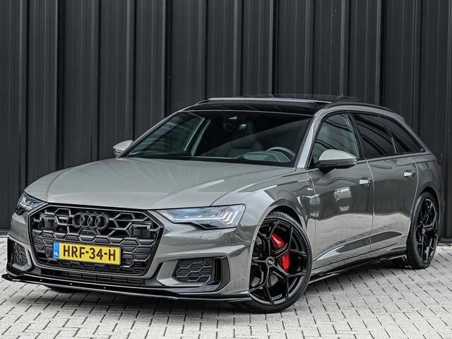 Audi A6 Avant 55 TFSI e QUATTRO S EDITION COMPETITION | S-SEATS | PANORAMADAK | B&O SOUND | BLACK OPTIC PLUS | STANDKACHEL | HEAD-UP DISPLAY | ASSISTENT PACK PLUS | HD MATRIX LED | AMBIENTE SFEER | COMFORT PACK | 360 CAMERA | SOFT-CLOSE | TREKHAAK |