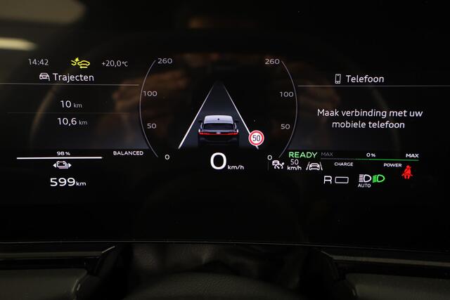 Audi A6 Avant e-tron S edition performance 100 kWh 367pk | Matrix Led verlichting | Elektrisch verstelbare voorstoelen+ geheugen bestuurdersstoel | Adaptieve cruise controle | 360° Camera