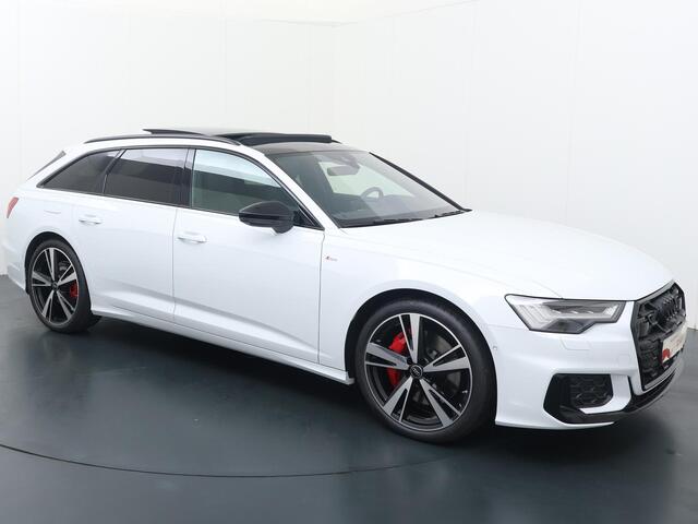 Audi A6 Avant 55 TFSI e quattro Pro Line S Competition | 367 PK | SoH 95% | Wegklapbare trekhaak | Head-up display | Panoramadak | Surround view camera | Stoelverwarming |
