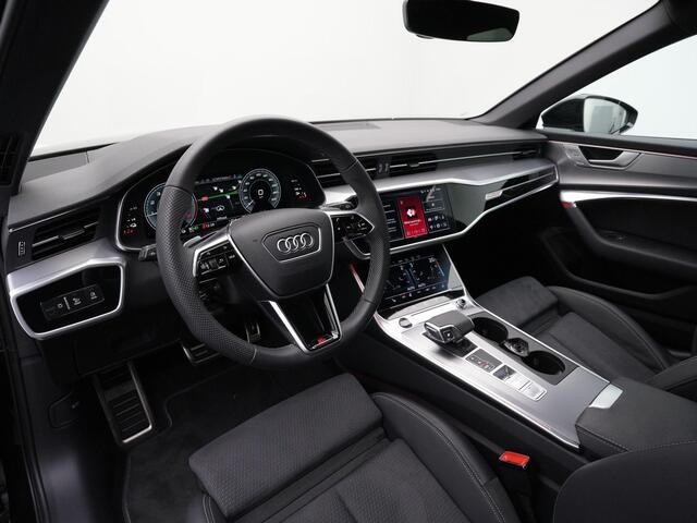 Audi A6 Avant 55 TFSI e 367 pk S-tronic quattro S edition Competition / S-Line | Panoramadak | Trekhaak | Demperregeling | Head-up display | Geheugenstoel | HD-Matrix LED | Rondomzicht camera