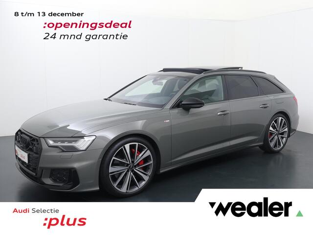 Audi A6 Avant 55 TFSI e quattro S edition Competition | 367 PK | SoH 91% | Wegklapbare trekhaak | Panoramadak | B&O premium sound | Head-up display | Surround view cameras | S line |