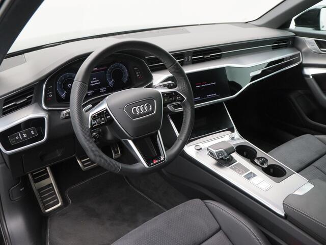 Audi A6 Avant 55 TFSi e 367 Pk quattro S-Line Competition Automaat | 360° Camera | Trekhaak | Panoramadak | Carplay | Full LED | Head Up | Stoel Verwarming | 21 Inch | 15.354 Km!!