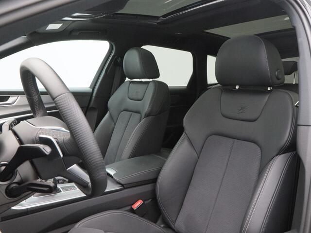 Audi A6 Avant 55 TFSi e 367 Pk quattro S-Line Competition Automaat | 360° Camera | Trekhaak | Panoramadak | Carplay | Full LED | Head Up | Stoel Verwarming | 21 Inch | 15.354 Km!!