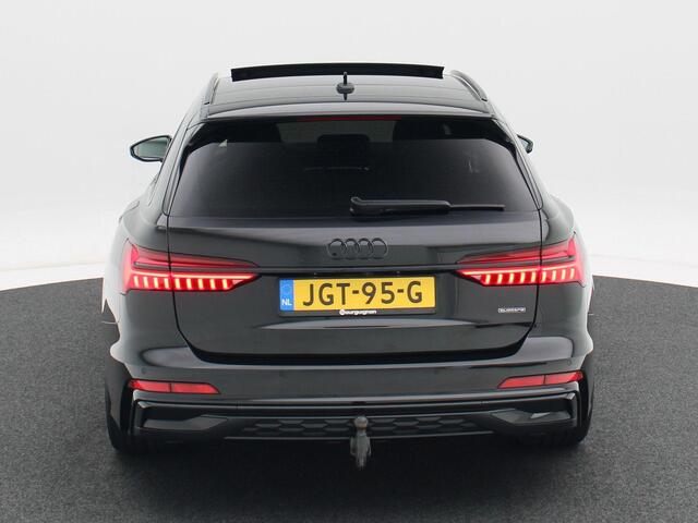 Audi A6 Avant 55 TFSi e 367 Pk quattro S-Line Competition Automaat | 360° Camera | Trekhaak | Panoramadak | Carplay | Full LED | Head Up | Stoel Verwarming | 21 Inch | 15.354 Km!!