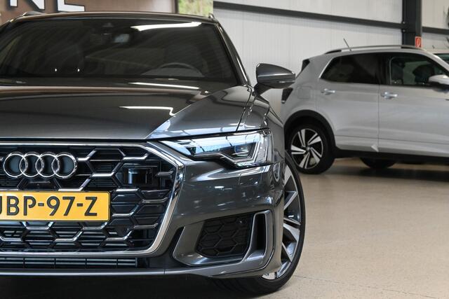 Audi A6 Avant 50 TFSIe 299pk quattro S edition Competition | 360° Camera | Leder | Elek. stoel + memory | 100% (Dealer) onderhouden label