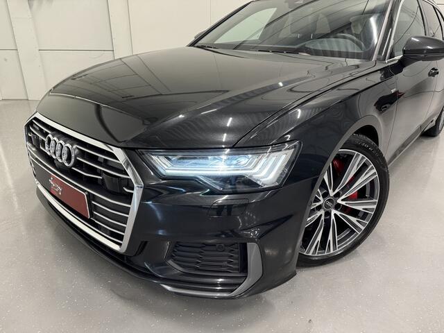 Audi A6 Avant 55 TFSI e quattro 3x S-Line VESUVGRAU PANO/TREKHAAK/HEAD-UP/MASSAGE+VENTILATIE/360CAMERA/VALCONA-LEER+MEMORY/20"/SFEER/KEYLESS/MATRIX/SPORTPAKKET/AUDI DEALER HISTORIE