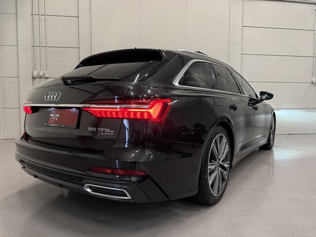 Audi A6 Avant 55 TFSI e quattro 3x S-Line VESUVGRAU PANO/TREKHAAK/HEAD-UP/MASSAGE+VENTILATIE/360CAMERA/VALCONA-LEER+MEMORY/20"/SFEER/KEYLESS/MATRIX/SPORTPAKKET/AUDI DEALER HISTORIE