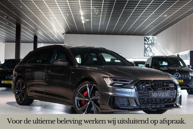 Audi A6 Avant 55 TFSI e quattro Pro Line S Competition NIEUW|B&O 3D|Sportstoelen+|Comfortsleutel|HUD|Fijnnappa|21"|Zwart optiek