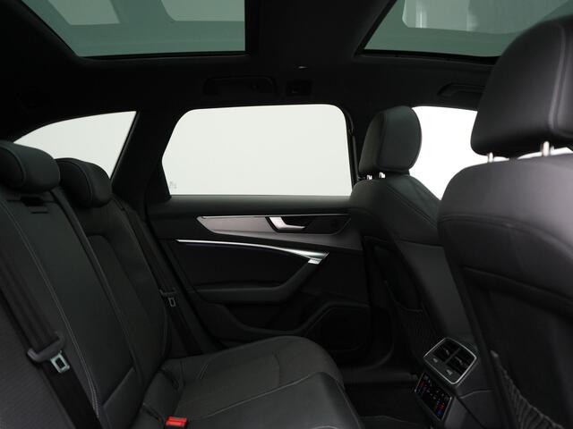 Audi A6 Avant 50 TFSI e quattro 2x S Line Plug In Hybrid 300pk Dealer O.H. PHEV | Panodak | Adaptive Cruise | Camera | Lederen Sportstoelen Memory & Verwarmd | Stuur Verwarmd | Apple Carplay | Virtual | Keyless | Sfeerverlichting | Navigatie | DAB |