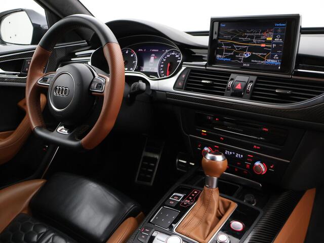 Audi A6 RS6 4.0 TFSI V8 605 PK PERFORMANCE | KERAMISCH | B&O | AUDI EXCLUSIVE LEDER | CARBON | 21 INCH | 360 CAMERA