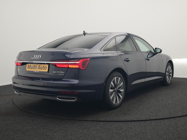 Audi A6 Limousine 50 TFSI e Quattro Business edition Plug In Hybrid 300pk Dealer O.H PHEV | Trekhaak af Fabriek | Adaptive Cruise | Lederen Comfortzetels Memory | Head Up | Camera | Park Assist | BLIS | Apple Carplay |