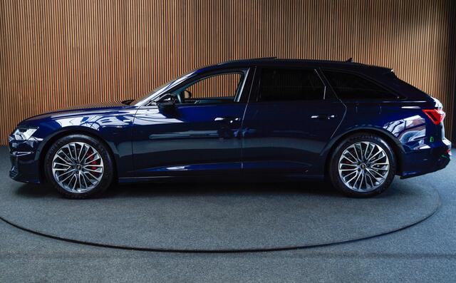 Audi A6 Avant 55 TFSI e quattro HUD Leer Pano ACC Navi 360 Camera PDC Memory Elektr. achterklep Climate (4-zone) Matrix LED Carplay Interieur-voorverwarming Audi pre sense 360° LM velgen BTW auto