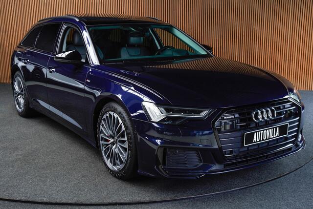 Audi A6 Avant 55 TFSI e quattro HUD Leer Pano ACC Navi 360 Camera PDC Memory Elektr. achterklep Climate (4-zone) Matrix LED Carplay Interieur-voorverwarming Audi pre sense 360° LM velgen BTW auto