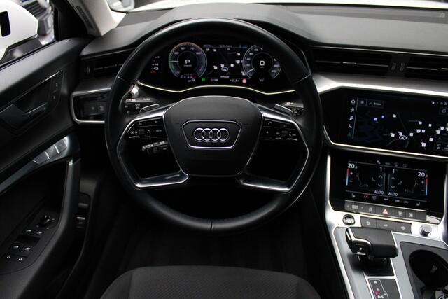 Audi A6 Avant 55 TFSI e quattro HUD ACC Navi 360 Camera PDC Memory Elektr. achterklep Climate (4-zone) Matrix LED Carplay Interieur-voorverwarming Audi pre sense 360° LM velgen BTW auto