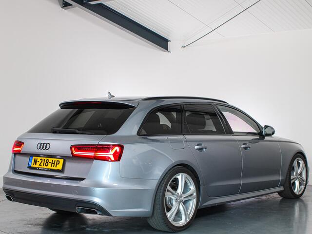 Audi A6 Avant 1.8 TFSI S-line 190PK, Black optik, Trekhaak, Navigatie, Volleder, Camera, Matrix, HUD, Memory, ACC