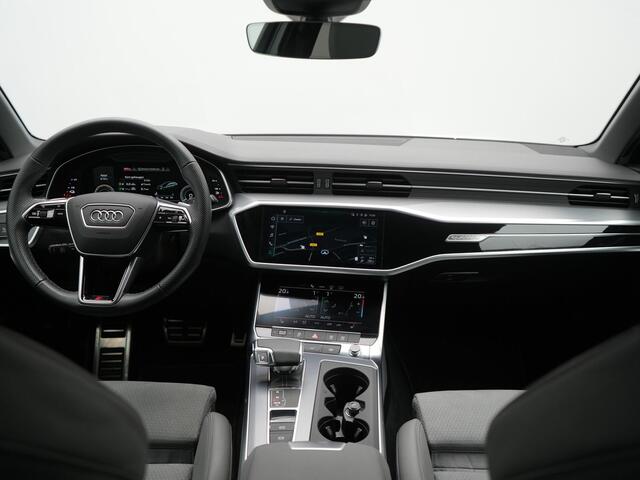 Audi A6 Avant 50 TFSI e quattro S Line Plug In Hybrid 300pk Dealer O.H. PHEV | Trekhaak Af Fabriek | Adaptive Cruise | Head Up | 360 Camera | Alcantara Sportstoelen Verwarmd | Stuur Verwarmd | Apple Carplay | Navigatie | Virtual | DAB |