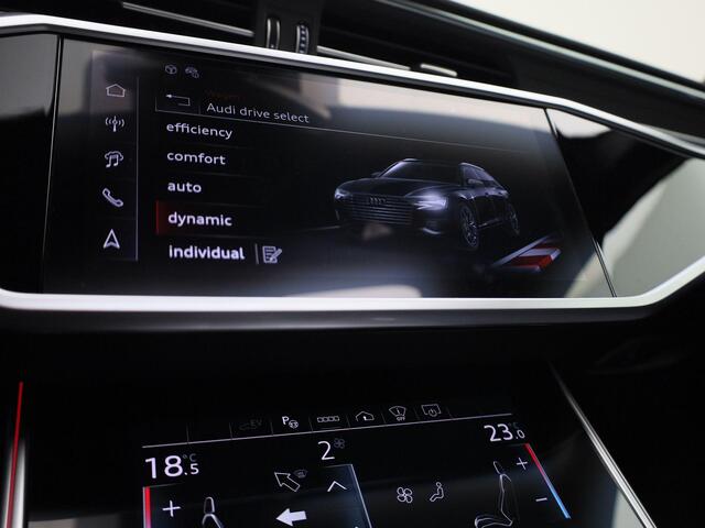 Audi A6 Avant 50 TFSIe 220kW/299PK quattro S Line · Panoramadak · Trekhaak · Camera · Bang & Olufsen · Adaptive Cruise Control · Dodehoeksensor · Leder/Alcantara · Stuur, Stoel en achterbank verwarming · Garantie t/m 26-12-2029 of 100000km.