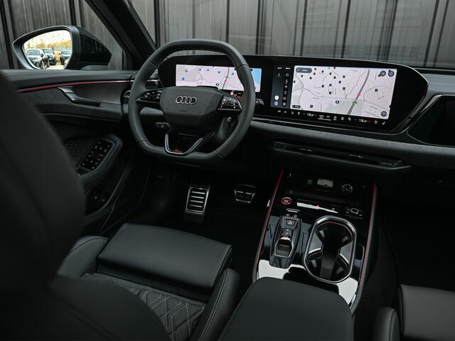 Audi A6 Avant 2.0 e-hybrid quattro 368pk S edition Competition |MMI interface update | Achteras besturing | Premium S-Seats | Trekhaak | B&O Sound | Head-Up | Soft-Close | Adaptive Cruise | Passagiers display | 5 jaar garantie | Luchtvering