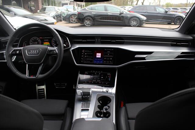 Audi A6 Limousine 50 TFSI e quattro S edition / Trekhaak / 360Camera / Keyless / Matrix LED / Half leder / 20'' / Carplay / Dodehoek / Stuurverwarming / Stoelverwarming 4x / ACC / Getint glas