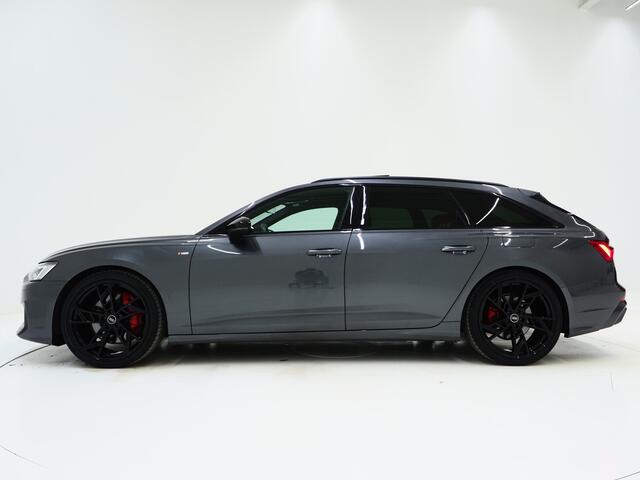 Audi A6 Avant 55 TFSI e quattro Competition Full Black | Panoramadak | B&O Audio | Camera | Keyless | Adaptive Cruise | Sfeerlicht | Carplay