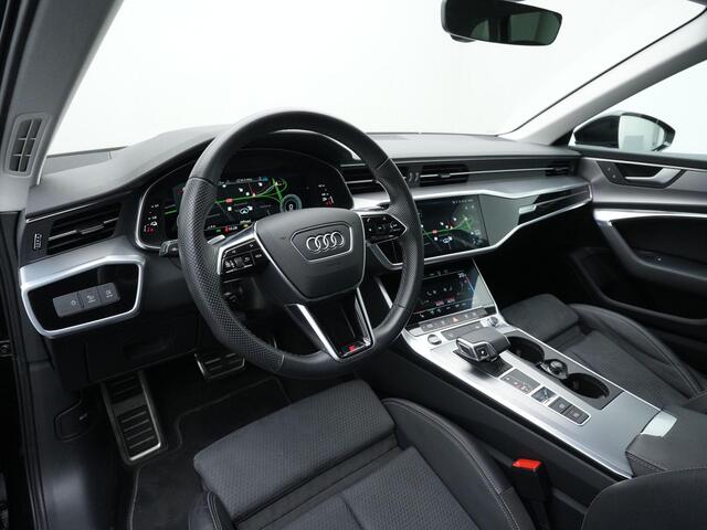 Audi A6 Avant 55 TFSI e Quattro S edition Competition / S-Line | Panoramadak | Trekhaak | HD-Matrix LED | Head-up display | Demperregeling | Leder/alcantara
