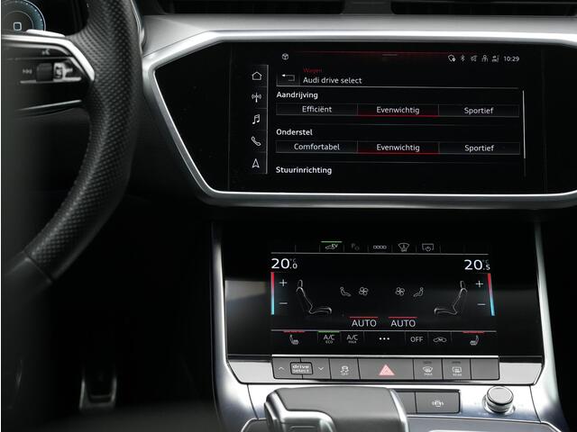 Audi A6 Avant 55 TFSI e Quattro S edition Competition / S-Line | Panoramadak | Trekhaak | HD-Matrix LED | Head-up display | Demperregeling | Leder/alcantara