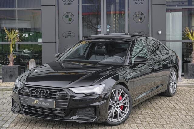 Audi A6 Limousine 55 TFSIe Competion 367pk Quattro Panoramadak 4-wielbesturing Nachtzicht B&O audio Matrix Trekhaak elektrisch