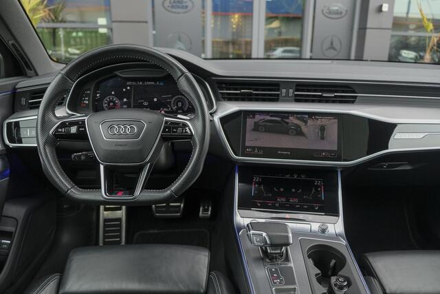 Audi A6 Limousine 55 TFSIe Competion 367pk Quattro Panoramadak 4-wielbesturing Nachtzicht B&O audio Matrix Trekhaak elektrisch