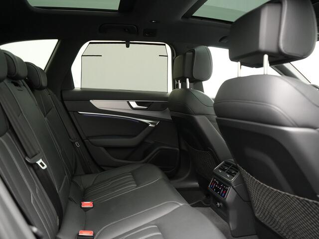 Audi A6 Avant 50 TFSI e Quattro 2x S Line PHEV 300pk Dealer O.H. | Trekhaak Af Fabriek | Panodak | Head Up | Adaptive Cruise | Matrix LED | Bang & Olufsen | Lederen Comfortzetels Memory & Ventilatie | Camera | Keyless | Blis | 20"L.M | Plug In Hybrid |