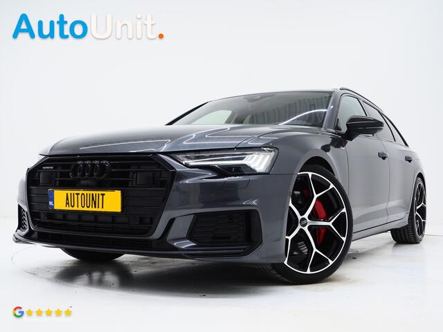 Audi A6 Avant 55 TFSI e quattro Competition Full Black | Panoramadak | Massage | Leder | 360 | Keyless | Adaptive Cruise | Sfeerlicht | Carplay