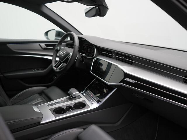 Audi A6 Avant 50 TFSI e quattro S-Line PHEV 300pk Dealer O.H Panodak | Head Up | Adaptive Cruise | Lederen Sportstoelen Memory & Verewarmd | S Sportstuur Verwarmd | Apple Carplay | Blis | Sfeerverlichting | Keyless | Navigatie | Virtual | DAB | 19" L.M Plug In Hy
