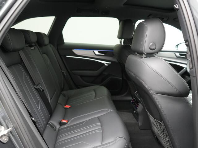 Audi A6 Avant 50 TFSI e quattro S-Line PHEV 300pk Dealer O.H Panodak | Head Up | Adaptive Cruise | Lederen Sportstoelen Memory & Verewarmd | S Sportstuur Verwarmd | Apple Carplay | Blis | Sfeerverlichting | Keyless | Navigatie | Virtual | DAB | 19" L.M Plug In Hy