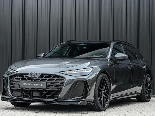 Audi A6 Avant 3.0 TFSI 368PK Quattro S-Edition | Achterasbesturing | B&O | Head-up | Luchtvering | 360 Camera | Carbon inleg | Panoramadak | Soft close | Memory seats | Elektr. verst. stuur |