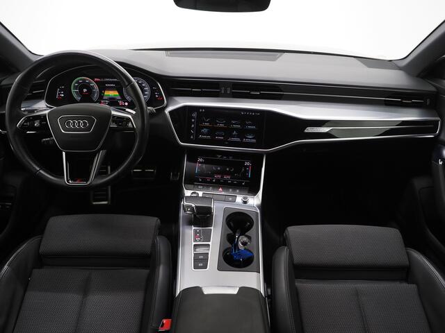 Audi A6 Avant 55 TFSI e quattro Competition Full Black | Keyless | Trekhaak | Adaptive Cruise | Stoelverwarming | Zwarte Hemel | Carplay