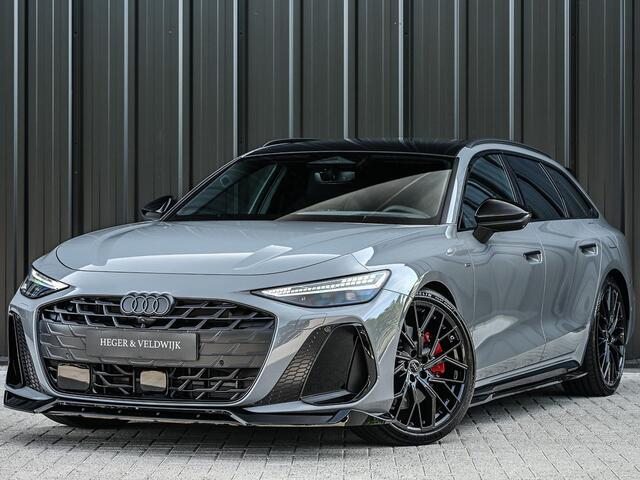 Audi A6 Avant 2.0 e-hybrid quattro S edition Competition | Achterasbesturing | B&O | Carbon inleg | Stoelventilatie en Massage | 5 Jaar garantie | Panoramadak | Soft close | Keyless | Head-up | 360 camera | Passagiers Display |