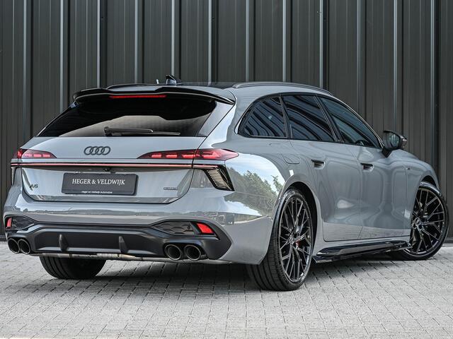 Audi A6 Avant 2.0 e-hybrid quattro S edition Competition | Achterasbesturing | B&O | Carbon inleg | Stoelventilatie en Massage | 5 Jaar garantie | Panoramadak | Soft close | Keyless | Head-up | 360 camera | Passagiers Display |