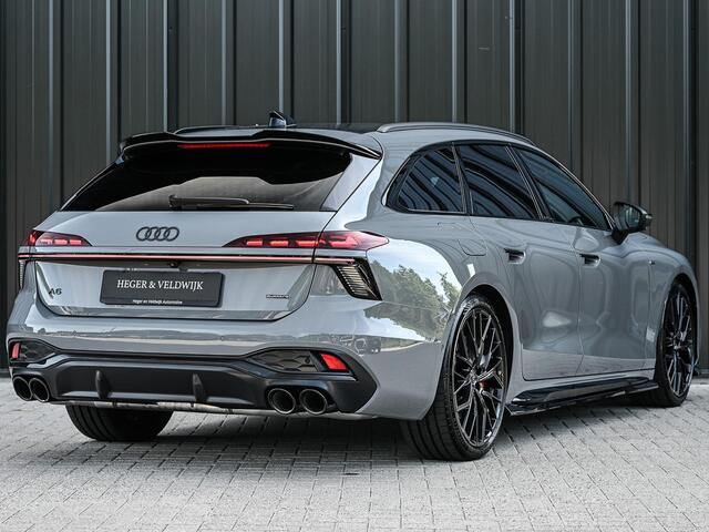 Audi A6 Avant 2.0 e-hybrid quattro S edition Competition | Achterasbesturing | B&O | Carbon inleg | Stoelventilatie en Massage | 5 Jaar garantie | Panoramadak | Soft close | Keyless | Head-up | 360 camera | Passagiers Display |